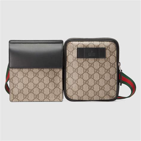 gucci denim belt bag.